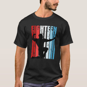 Camiseta Hombres Bodybuilding 18Th Birthday Halterofilia