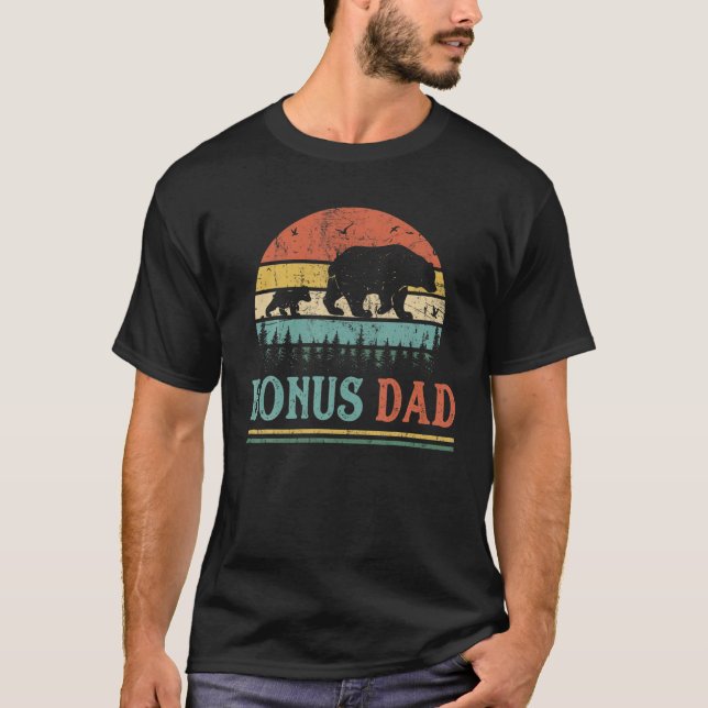 Camiseta Hombres Bonus Dad Dad Bear Para Los Hombres Papa S (Anverso)