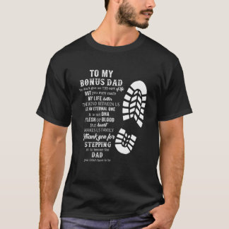 Camiseta Hombres Bonus Papá Día del Padre desde Stepdad por