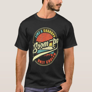Camiseta Hombres Boom-Pa Como Un Abuelo Solo Que Más Cool