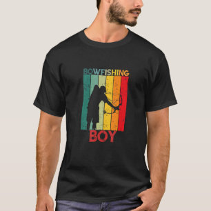 Camiseta Hombres Bostezos Bowfisher Pescado Ret de caza