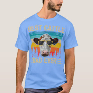Camiseta Hombres Bovinos Vintage Fundadosamente Mejor Bovin