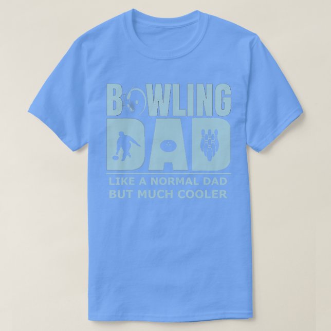 Camiseta Hombres Bowling Dad Funny Ten Pin Bowler (Diseño del anverso)