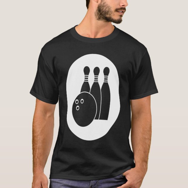 Camiseta Hombres Bowling Set de boliche de Guay (Anverso)