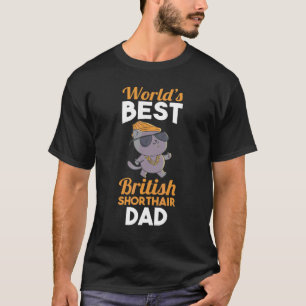 Camiseta Hombres British Shorthair Dad 1