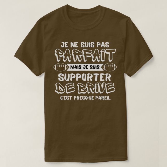 Camiseta Hombres Brive Rugby Supporter Rugby Supporter Humo (Diseño del anverso)