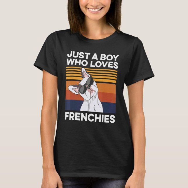 Camiseta Hombres Bulldog Francés Cita Para Tu Francés Husba (Anverso)