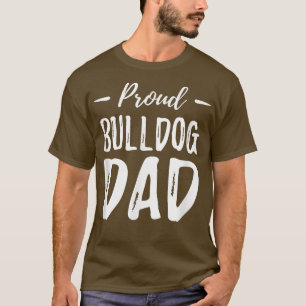 Camiseta Hombres Bulldog papá Shirt Divertido Idea de camis