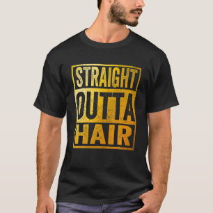Camiseta Hombres Calvos Graciosos Fuera Del Pelo