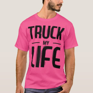 Camiseta Hombres camión mi vida camionero camionero camión 