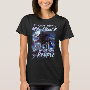 Camiseta Hombres Camioneros Mujeres Gran Camión Rig Camione