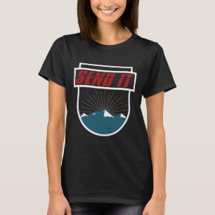 Camiseta Hombres Camisas Mujeres Niños Esquiando Snowboard