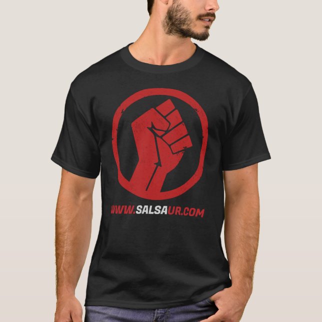 Camiseta Hombres-camiseta de radio subterránea de Salsa (Anverso)