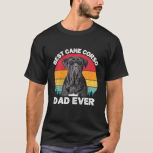 Camiseta Hombres Caña Corso Papá Vintage Perro Día del Padr