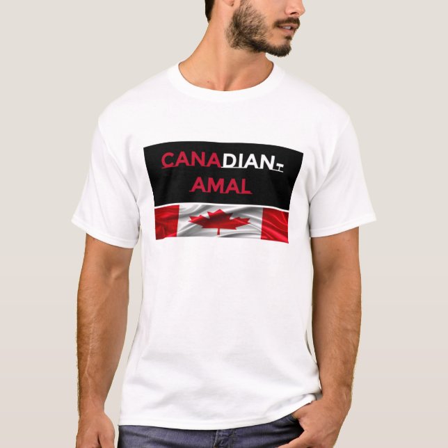 Camiseta Hombres canadienses-amales (Anverso)