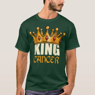 Camiseta Hombres Cáncer de Rey Zodiaco Cumpleaños Horoscopi