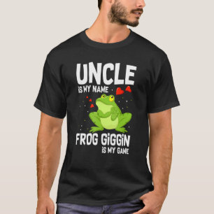 Camiseta Hombres capturando ranas para cazador de ranas tor