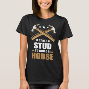 Camiseta Hombres Carpintero Se Necesita Un Perno Para Const
