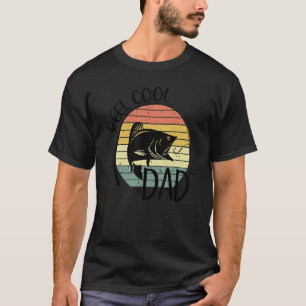Camiseta Hombres Carrete Genial Padrastro Papá Pescador Día