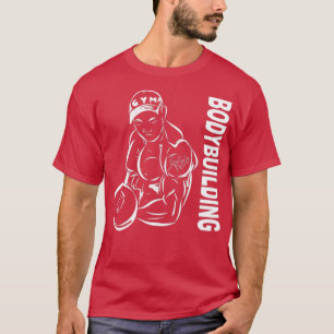 Camiseta Hombres carrocería siga hambriento gimnasio
