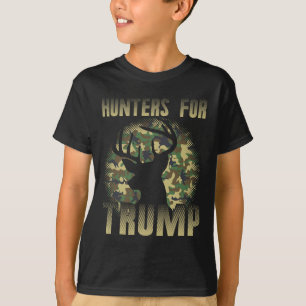 Camiseta Hombres Cazadores De Caza De Caza De Trump
