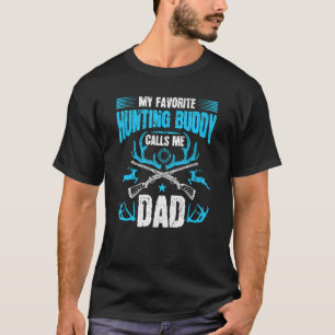 Camiseta Hombres cazando a Buddy Dad Deer Hunter 1