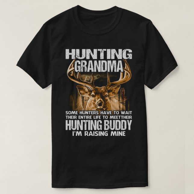 Camiseta Hombres cazando a su abuela padre hijo coincidiend (Diseño del anverso)