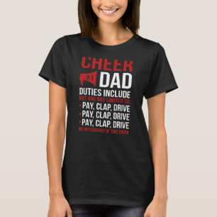 Camiseta Hombres Cheerlead Dad Cheerlead