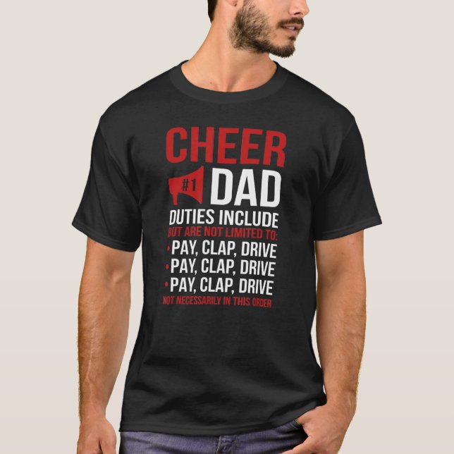 Camiseta Hombres Cheerlead Dad Cheerlead (Anverso)