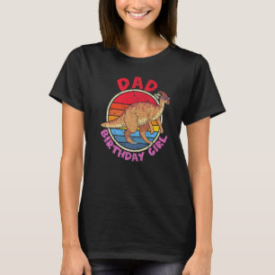 Camiseta Hombres Chica Cumpleaños I Dad I Parasaurolophus I