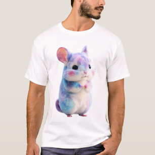 Camiseta Hombres Chinchilla de la Galaxia de la Nebulosa Pa