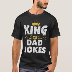 Camiseta Hombres Chistes del Rey del Padre Coronan Chistes