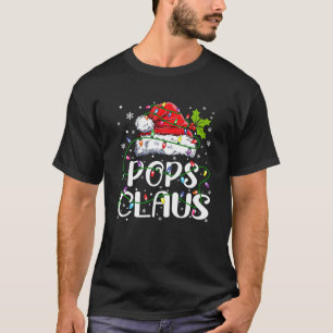 Camiseta Hombres Claus Navidades Santa Hat Matching Familia