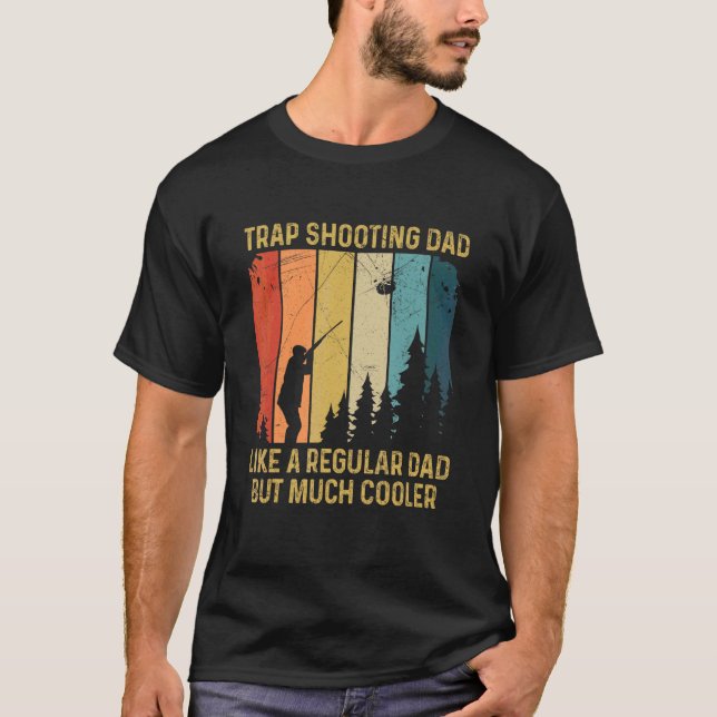 Camiseta Hombres Clay Pigeon Disparando Por Tu Trampa D (Anverso)