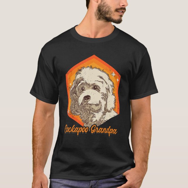 Camiseta Hombres Cockapoo Abuelo Spoodle Dueño de perro Coc (Anverso)
