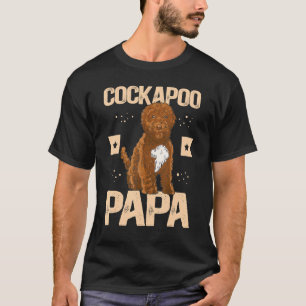 Camiseta Hombres Cockapoo Papa Spoodle Dueño De Perro Cocka