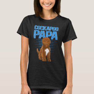 Camiseta Hombres Cockapoo Papa Spoodle Dueño De Perro Cocka