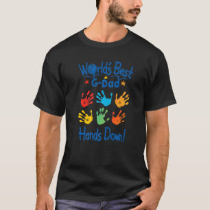 Camiseta Hombres coloridos pequeñas manos Worldu2019s Mejor