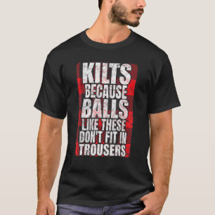 Camiseta Hombres Cómo Usar El Kilt Para Un Tartán Kilt Guy 