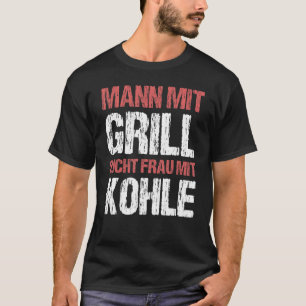Camiseta Hombres Con Adicción A La Parrilla Con Hombres De 
