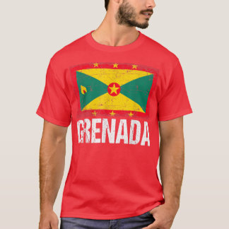 Camiseta Hombres con bandera de Granada Hombres Hombres Hom