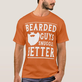 Camiseta Hombres con barba acurran mejor regalo de barba di