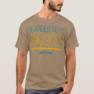 Camiseta Hombres con barba acurran mejor TShirt clásico