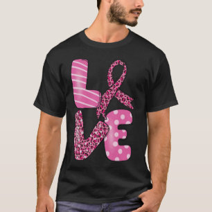 Camiseta Hombres con cáncer de mama Aman a sobrevivientes d