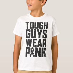 Camiseta Hombres Con Conciencia Sobre El Cáncer De Mama Ros