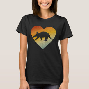 Camiseta Hombres con estilo retro cardíaco angustiado
