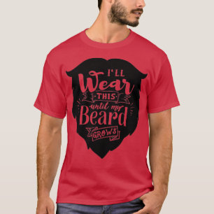 Camiseta Hombres con hipster de barba divertida que dejan t