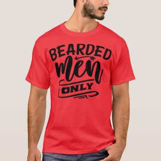 Camiseta Hombres con hipster de barba divertida que dejan t