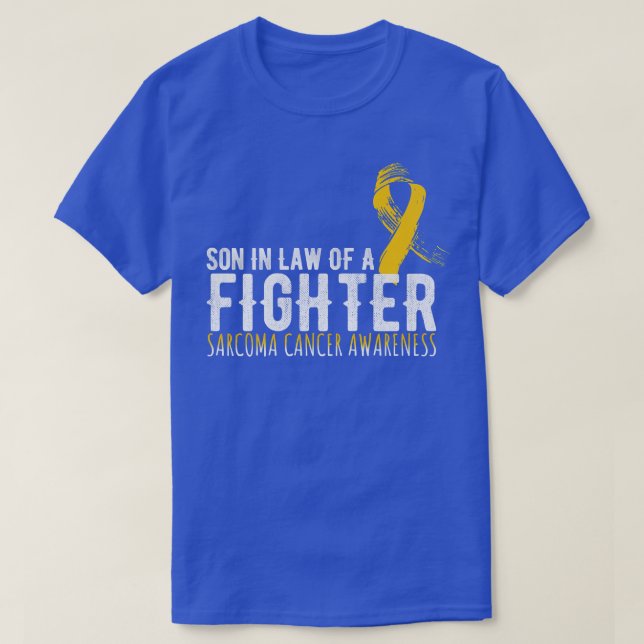 Camiseta Hombres con ley de lucha contra sarcoma de escuadr (Diseño del anverso)