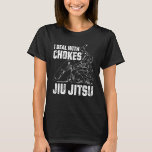 Camiseta Hombres Con Los Chockes Jiu Jitsu Brasileño Jiu J